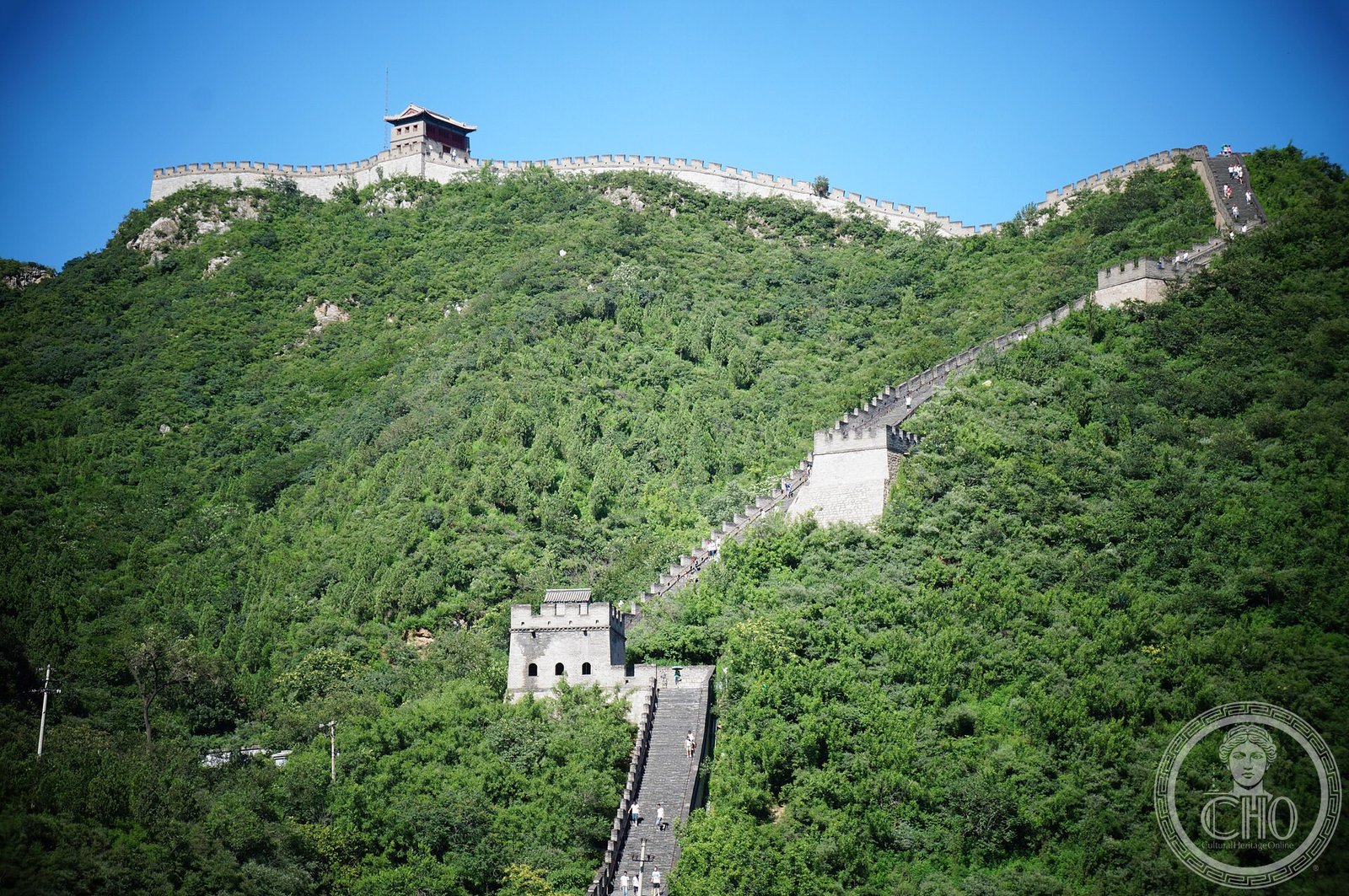 The Great Wall at Mutianyu — via Wikimedia Commons