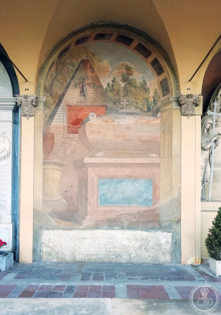 La tomba Laderchi Pepoli, o arco Laderchi Pepoli, realizzata nel 1896 da Frances