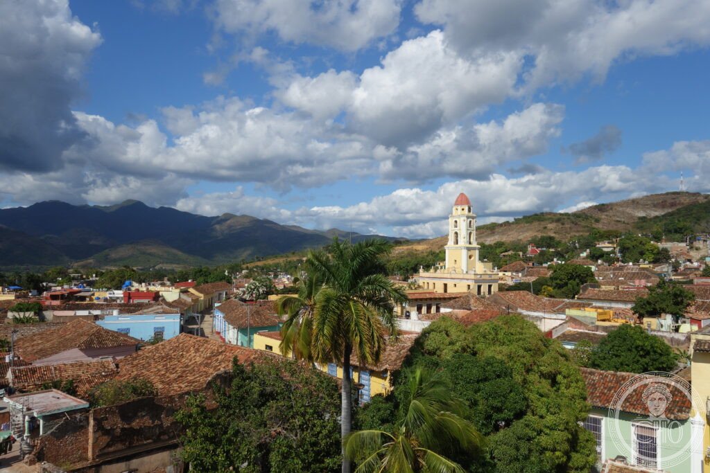 Trinidad Cuba colonial city colourful buildings cobblestone streets Plaza Mayor bell tower iglesia UNESCO World Heritage Caribbean