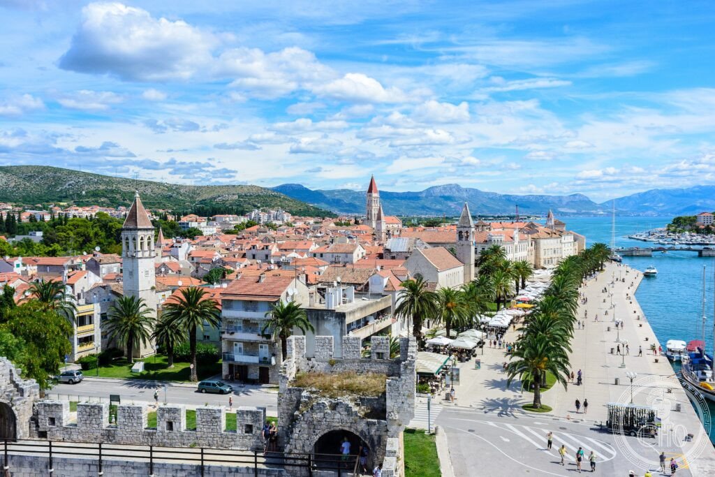 Trogir Croatia old town island Dalmatia Romanesque UNESCO World Heritage Cathedral St Lawrence