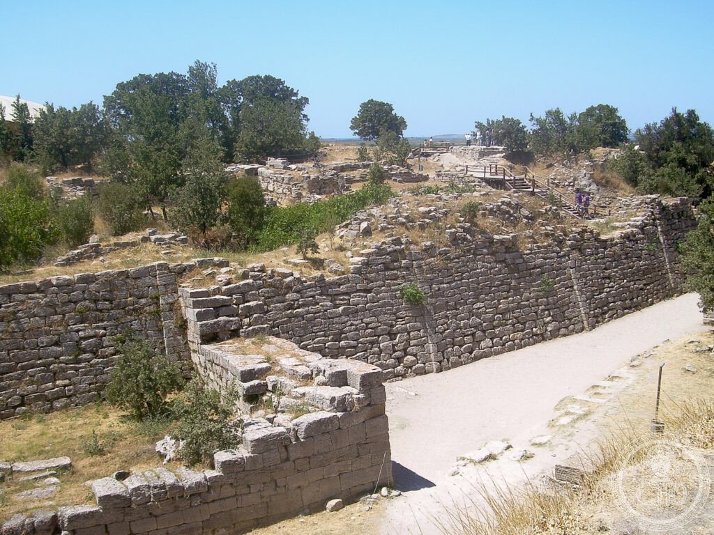 Troy ancient city Turkey Hisarlik Homers Iliad Schliemann Dardanelles UNESCO World Heritage