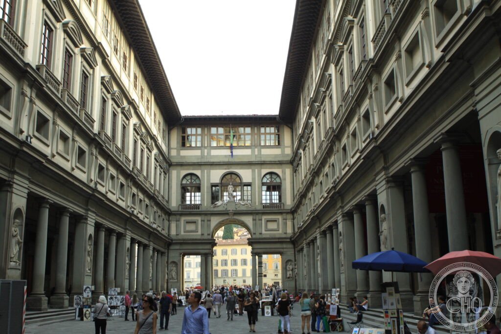 Uffizi Gallery Florence Tuscany Italy Medici Renaissance art museum UNESCO World Heritage