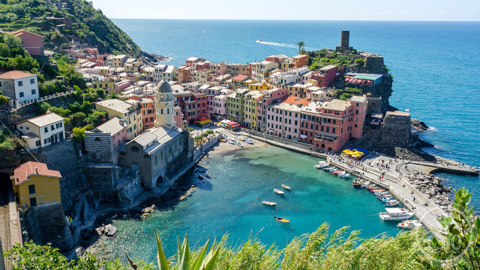 Vernazza Village — via Wikimedia Commons