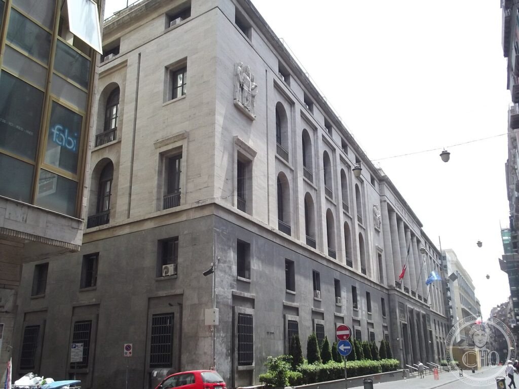 Palazzo Banco di Napoli Via Toledo Piacentini 1940 rationalist