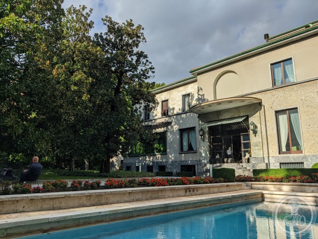Villa Necchi Campiglio Milan Piero Portaluppi 1932 Rationalist FAI swimming pool Luca Guadagnino Io sono lamore
