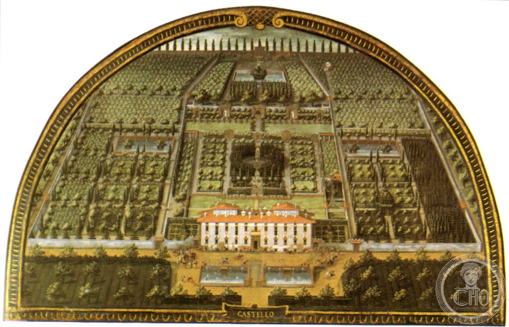 Villa La Petraia Castello Medici villas gardens Tribolo Buontalenti Giambologna Firenze UNESCO 2013