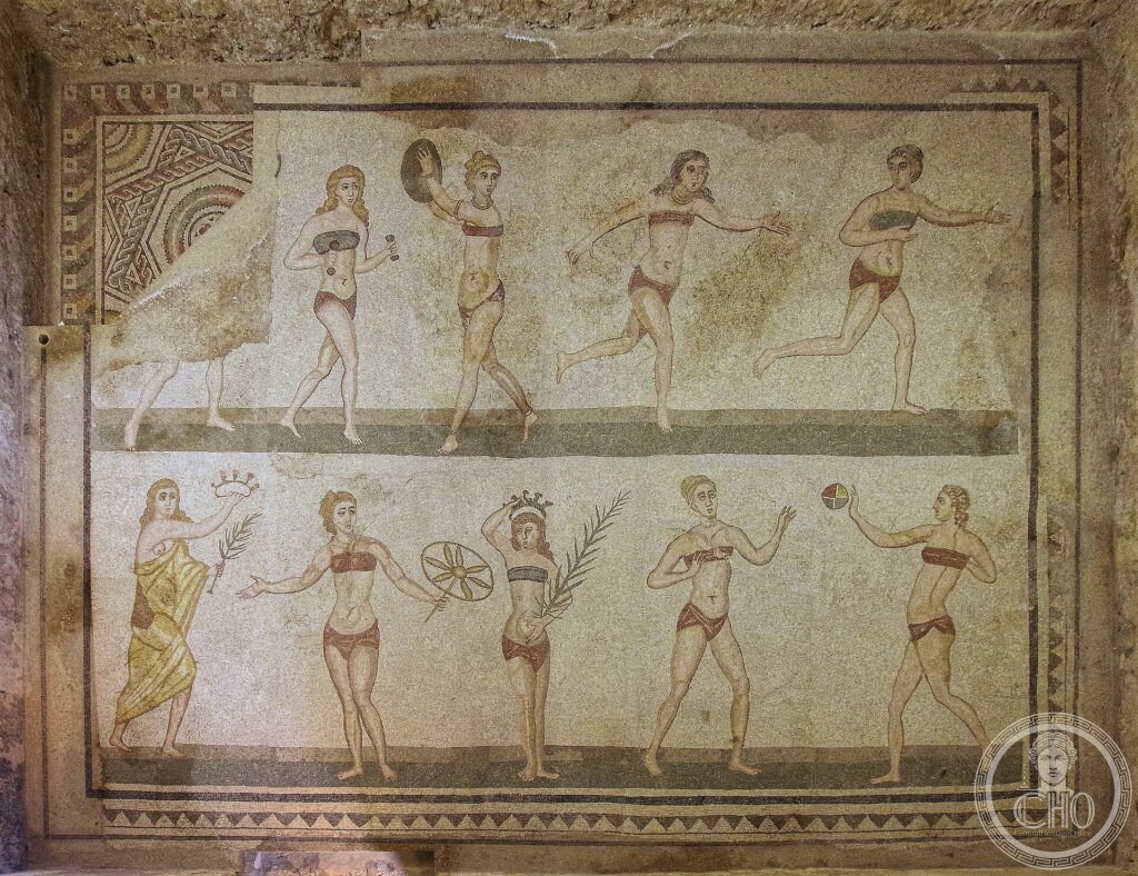 Roman Villa del Casale — via Wikimedia Commons