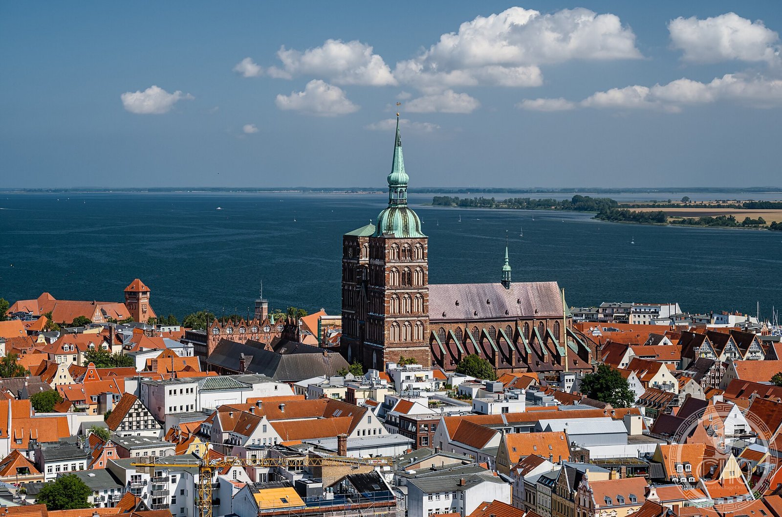 St. Nikolai Church, Stralsund, a North German Brick Gothic landmark of the Hanseatic city