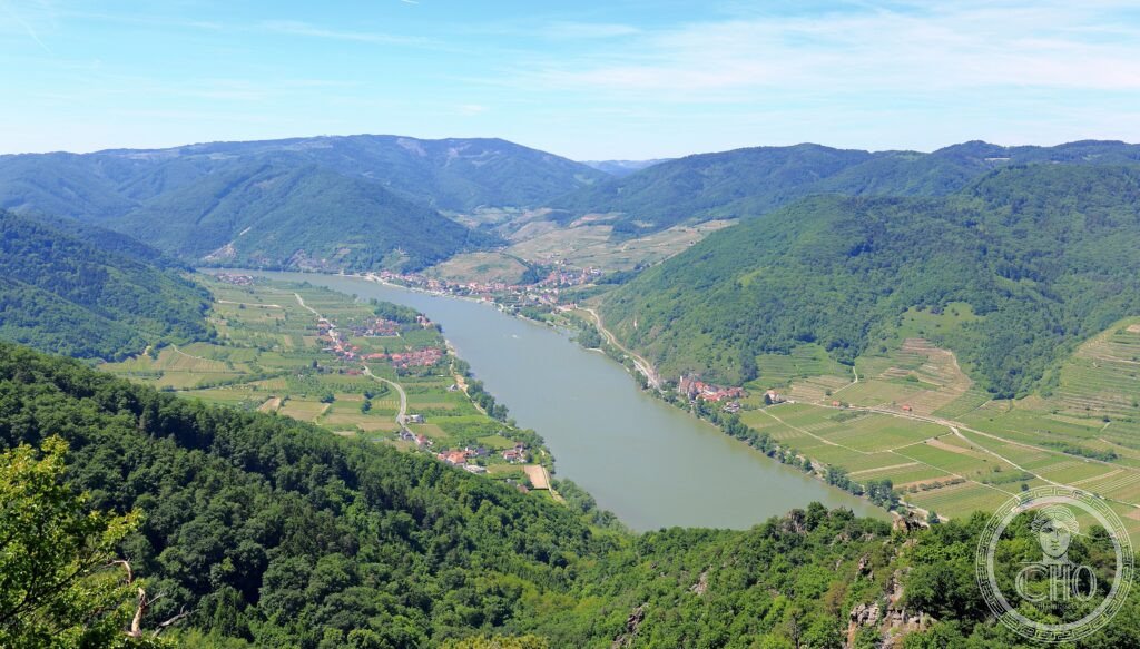 Wachau Danube valley Austria Dürnstein terraced vineyards Grüner Veltliner Riesling Melk Abbey Baroque UNESCO World Heritage Richard Lionheart