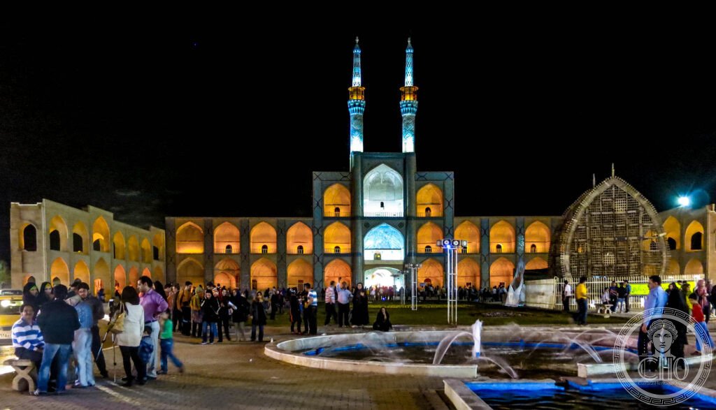Yazd Iran historic city mudbrick desert UNESCO World Heritage Zoroastrian windcatchers badgirs qanats terracotta rooftops