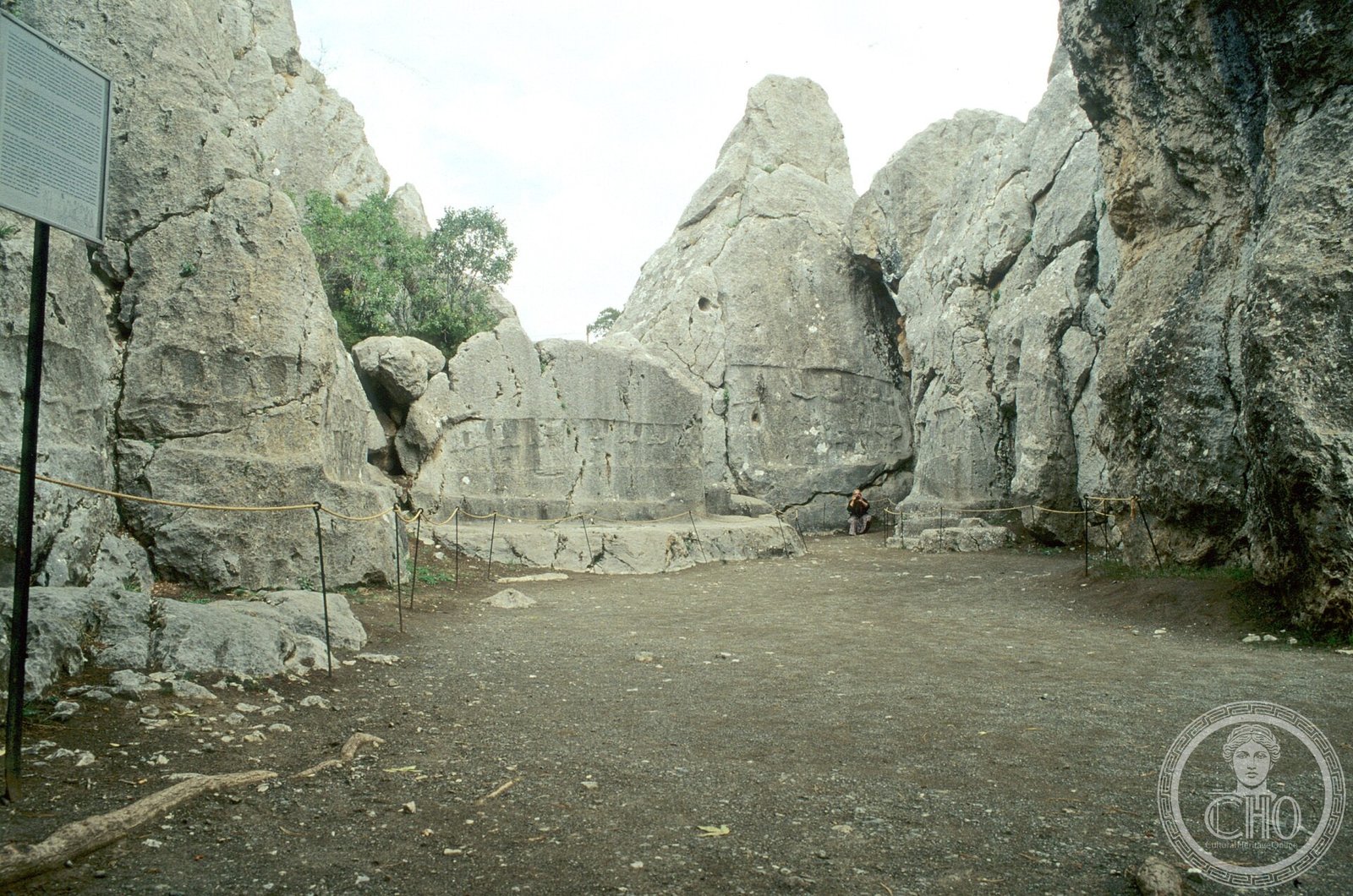Rock-cut reliefs of Hittite deities in procession on the walls of Chamber A at Yazilıkaya, Turkey