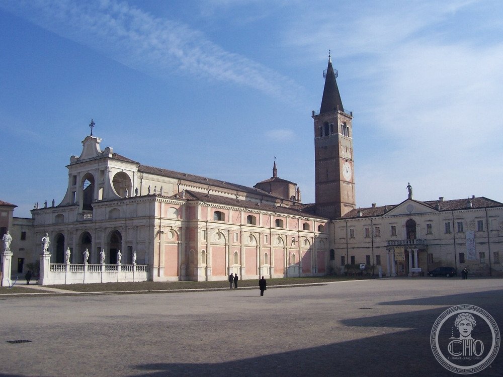 Abbazia di Polirone, complesso benedettino cluniacense sul Po con la chiesa di San Benedetto e i chiostri dei Gonzaga, San Benedetto Po, Mantova