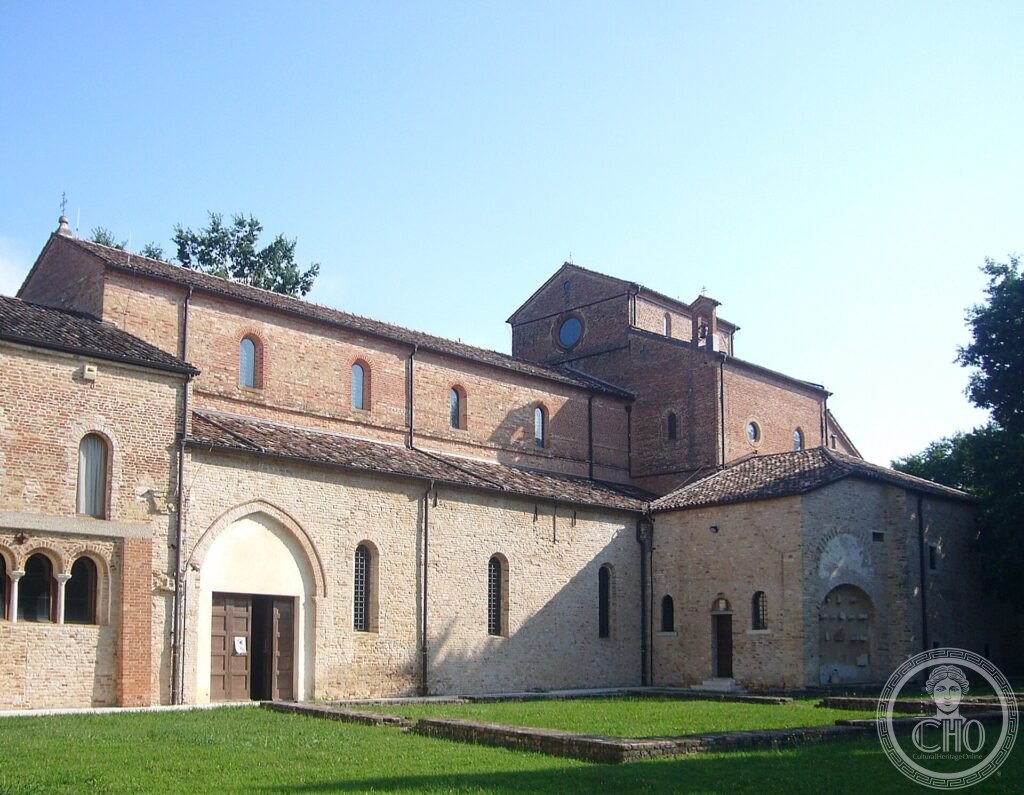 Abbazia di Santa Maria in Sylvis, Sesto al Reghena, torre medievale e chiostro carolingio, Pordenone, Friuli