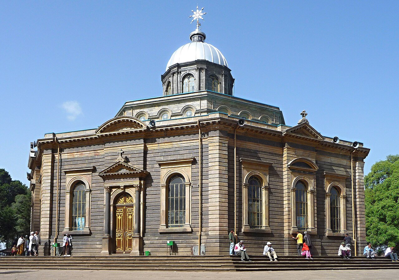 Octagonal St George's Cathedral in central Addis Ababa near the Piazza district