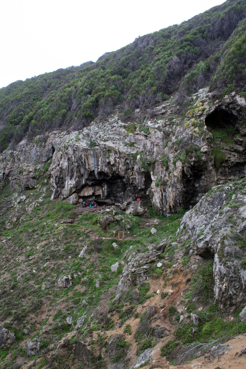 Blombos Cave, South Africa. Photo: Wikimedia Commons.