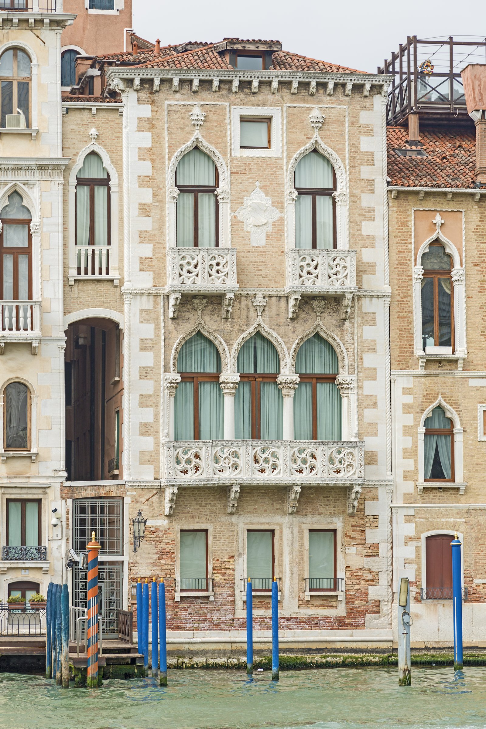 Palazzo Contarini Fasan, the carved Gothic palace on the Grand Canal that houses the Casa Bortoli apartment, Venice