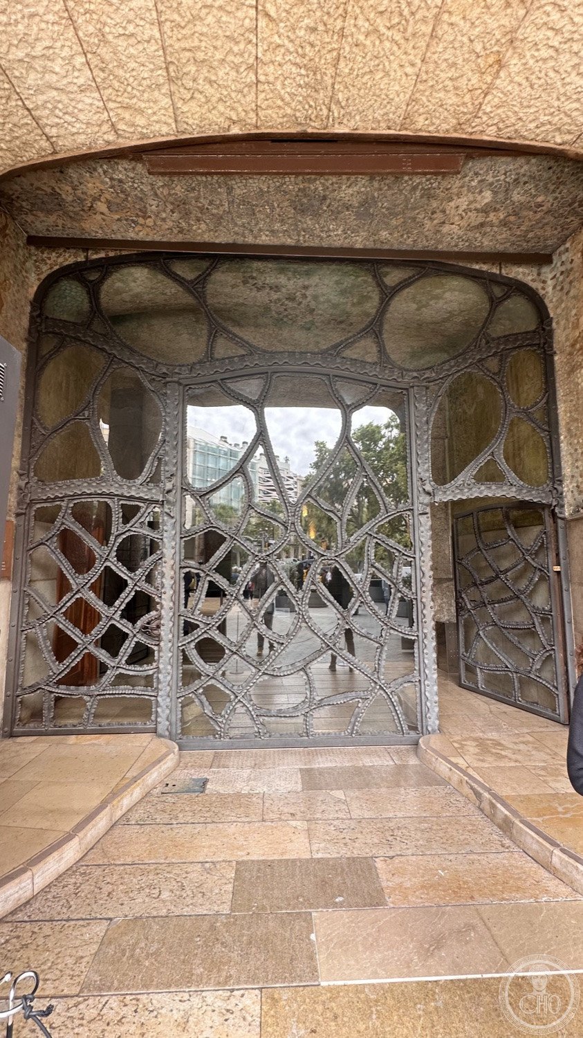 Casa Milà (La Pedrera) — The interior courtyard, open to the sky.
