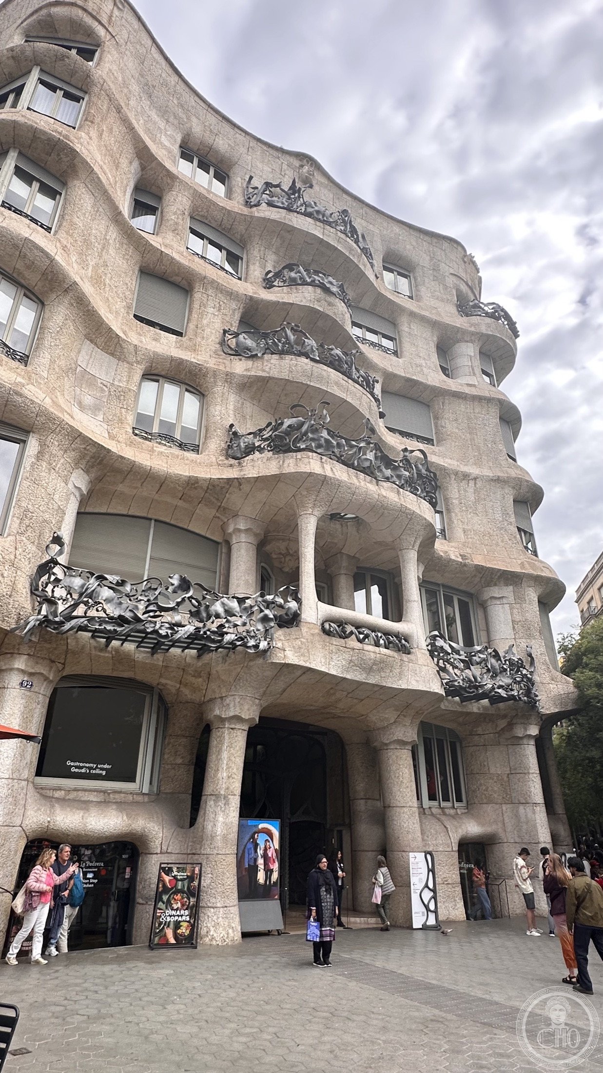 Casa Milà (La Pedrera), Barcelona — photograph by Luigi De Marchi