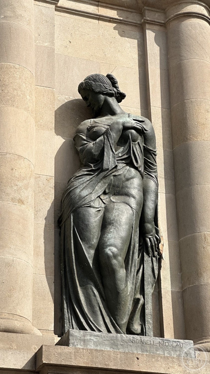Plaça de Catalunya — One of the bronze sculptures set around the plaza.