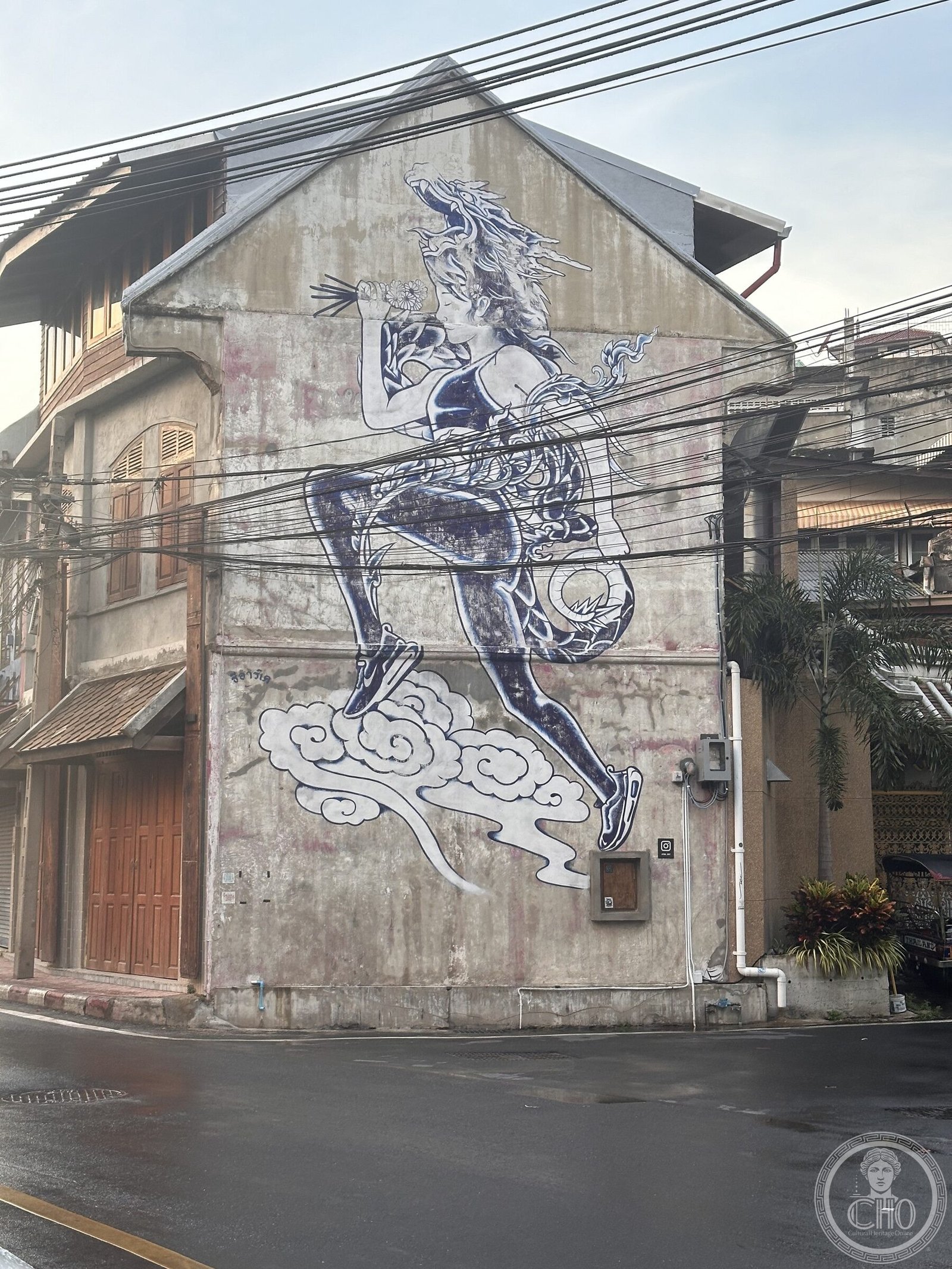 Bangkok Street Art — Chinatown Murals — view 1