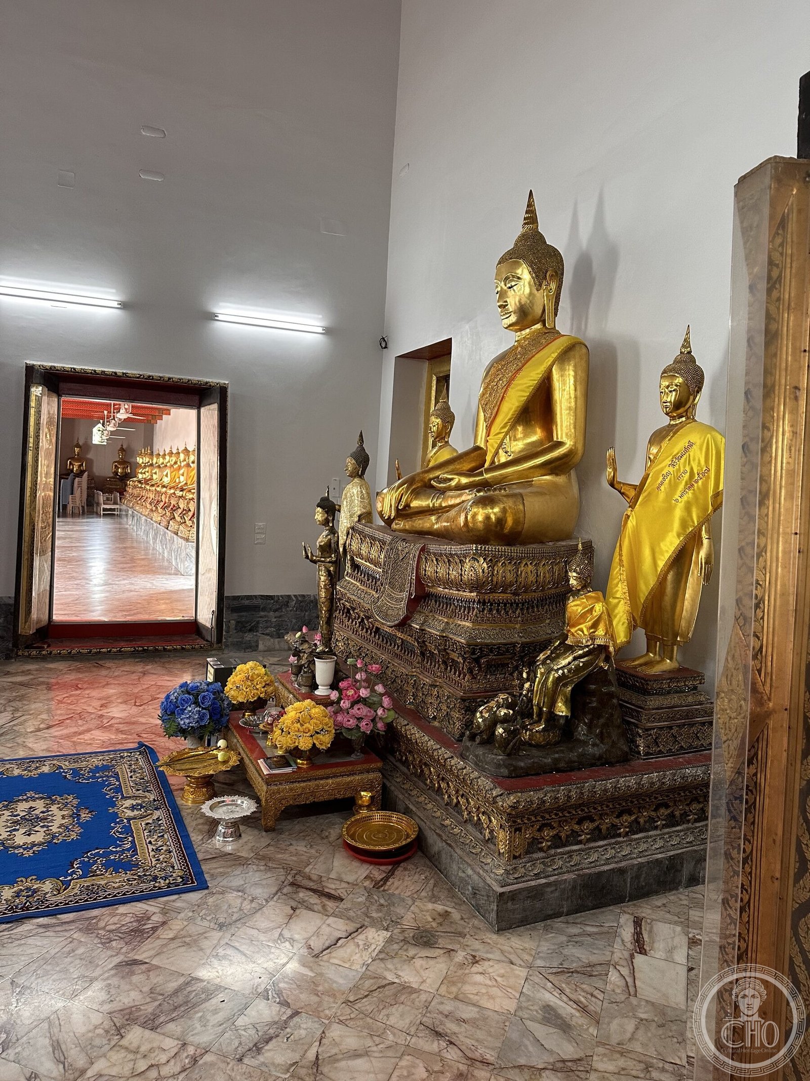 Wat Pho — Temple of the Reclining Buddha — view 3