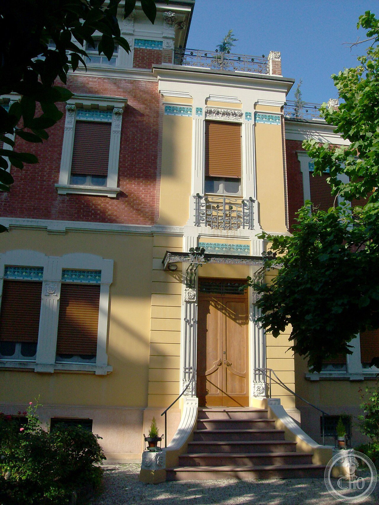 Villa Amalia, Viale Cavour 194, Ferrara — Liberty villa by Ciro Contini, 1905