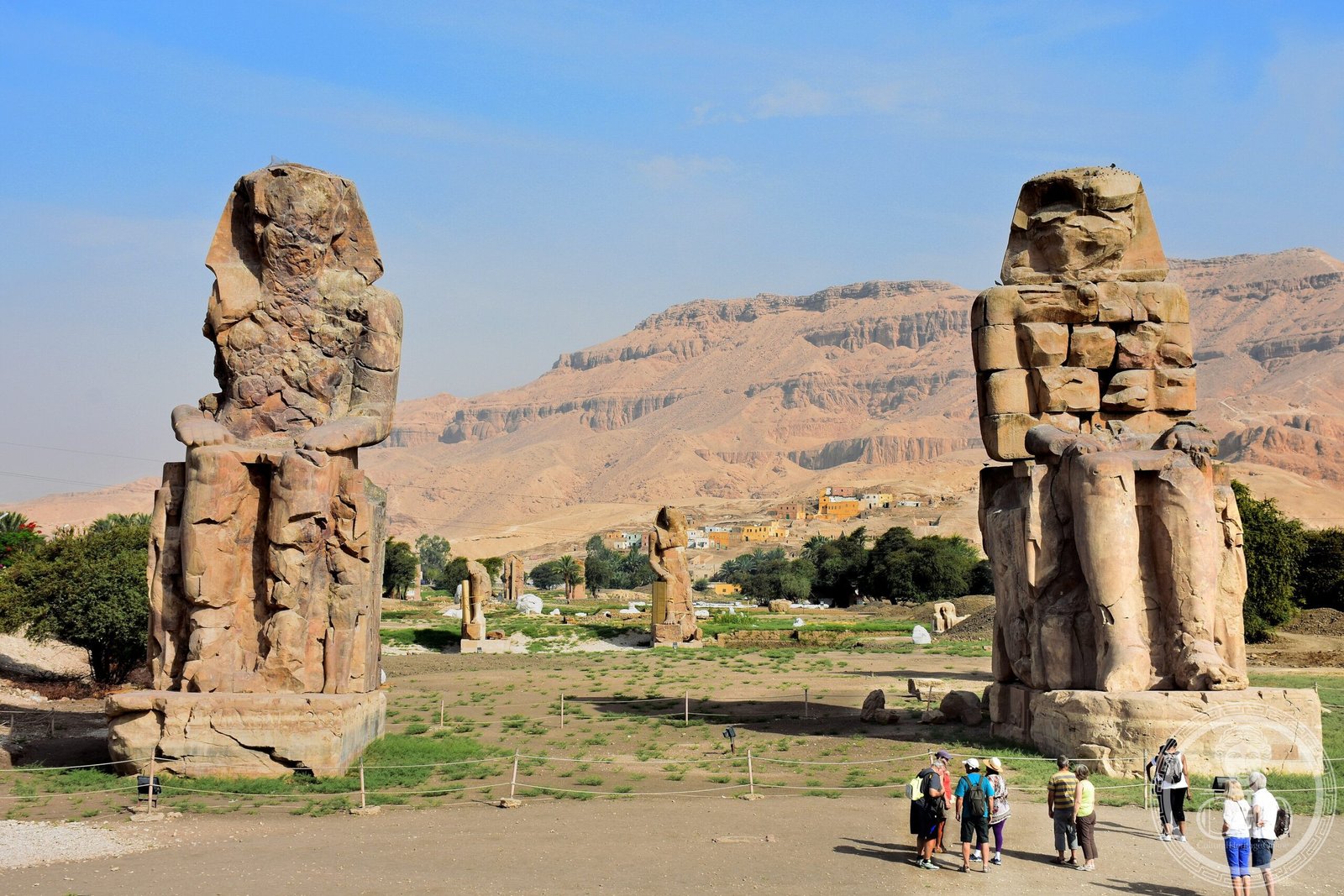 Colossi of Memnon — view Colossi of Memnon — view