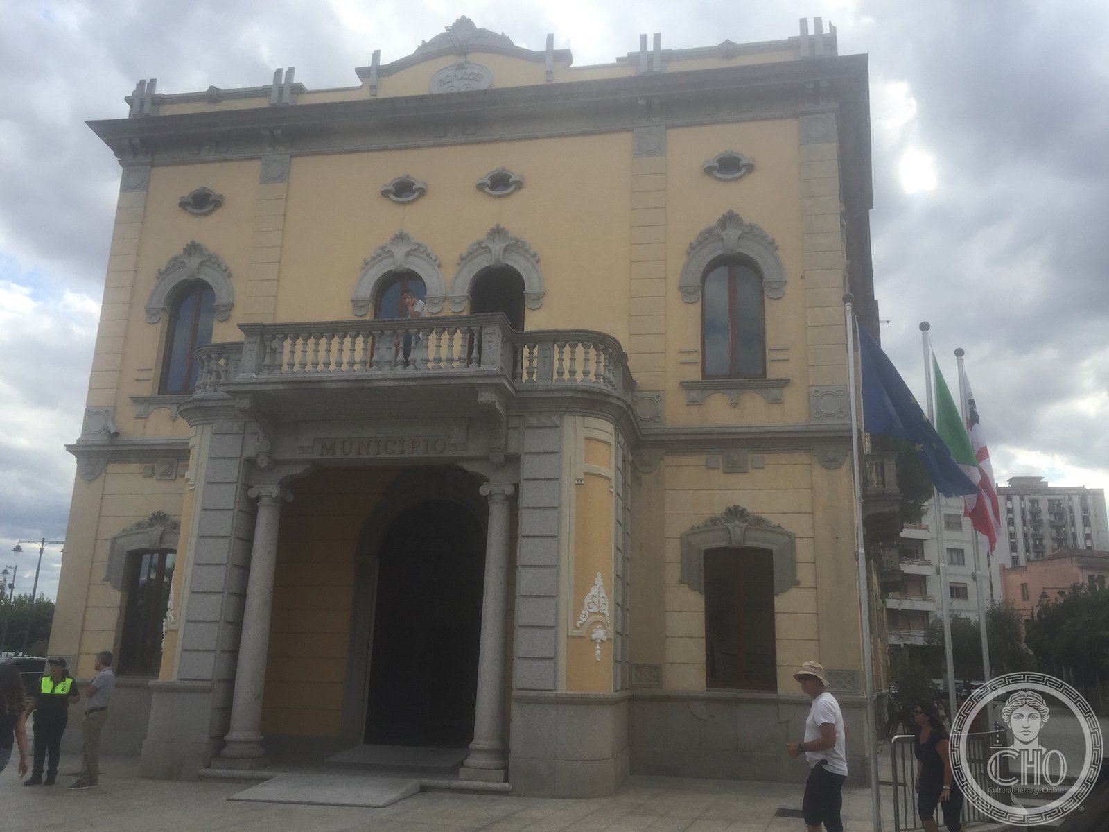 Palazzo del Municipio di Olbia, late 19th century — photograph by Luigi De Marchi