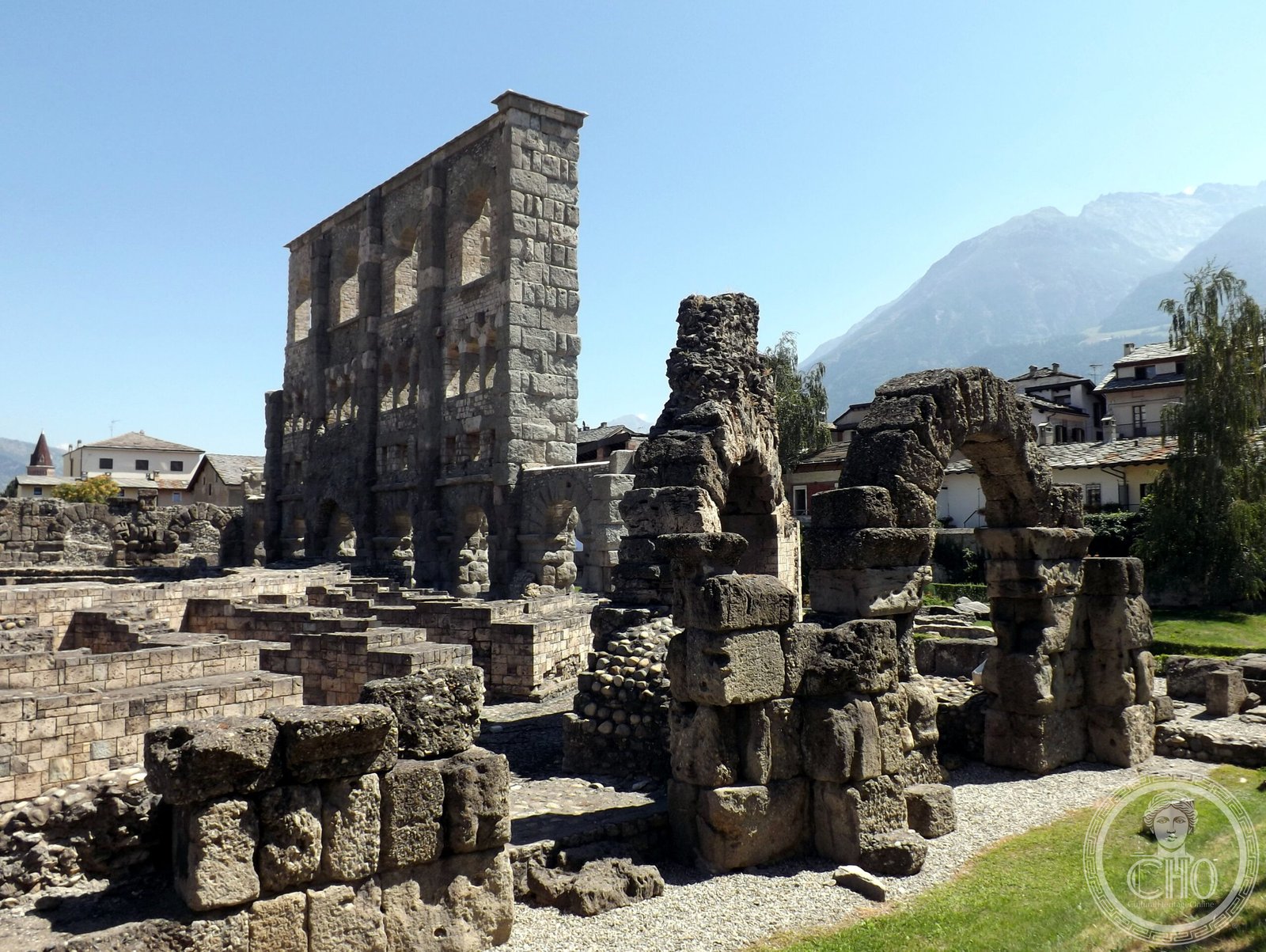 Roman Theater of Aosta — via Wikimedia Commons