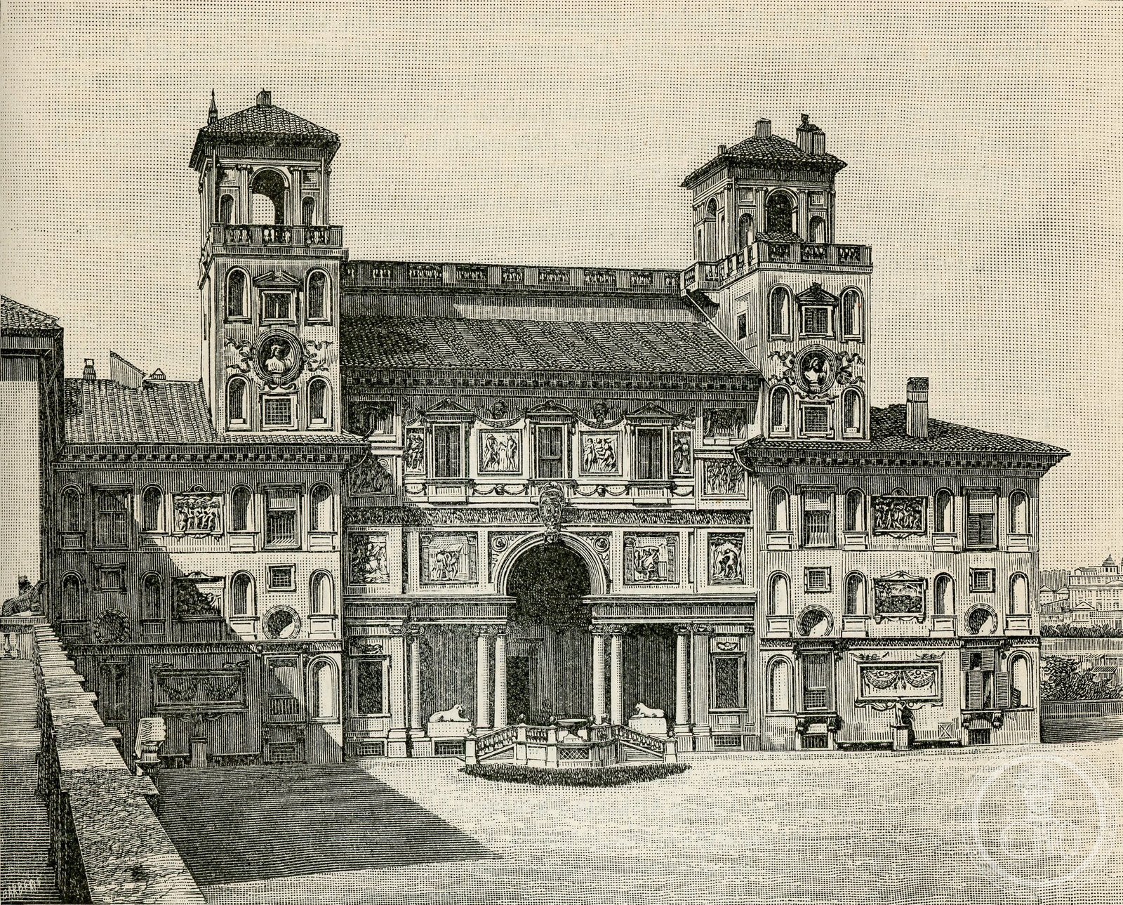 Villa Medici – Virtual Tour 360° — via Wikimedia Commons