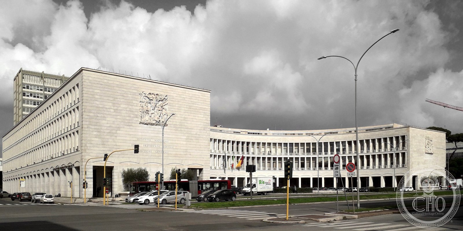 Building of the former INA/INPS – Ministry of Education, University and Research — via Wikimedia Commons