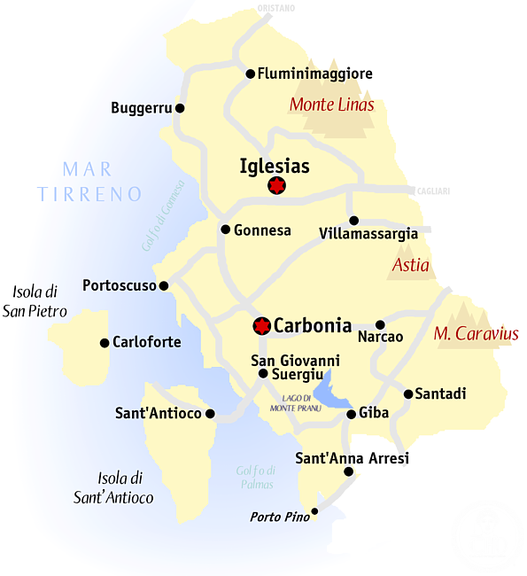 Carbonia — via Wikimedia Commons