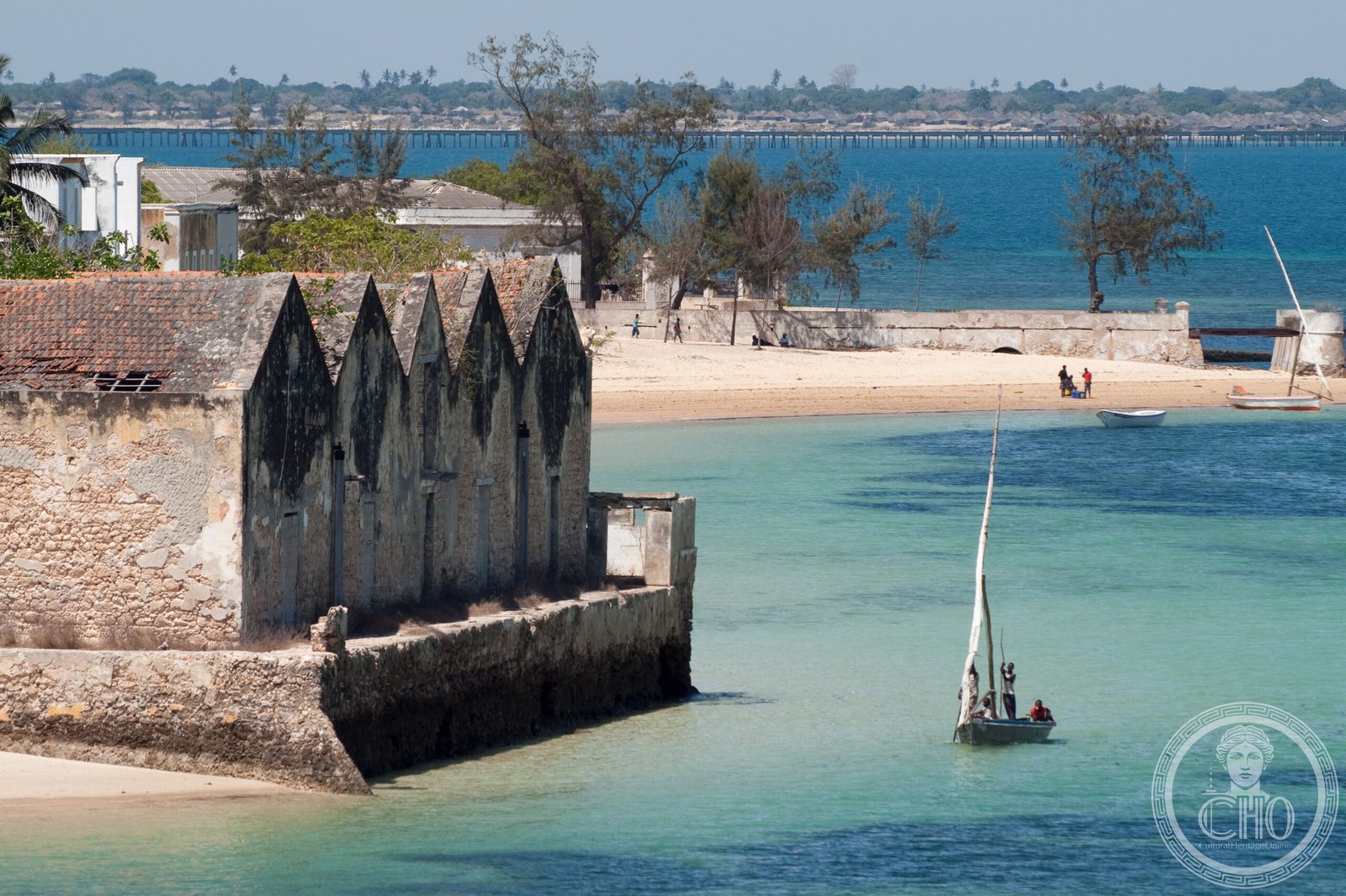 Aerial view of Mozambique Island (Ilha de Mocambique) Aerial view of Mozambique Island (Ilha de Mocambique)