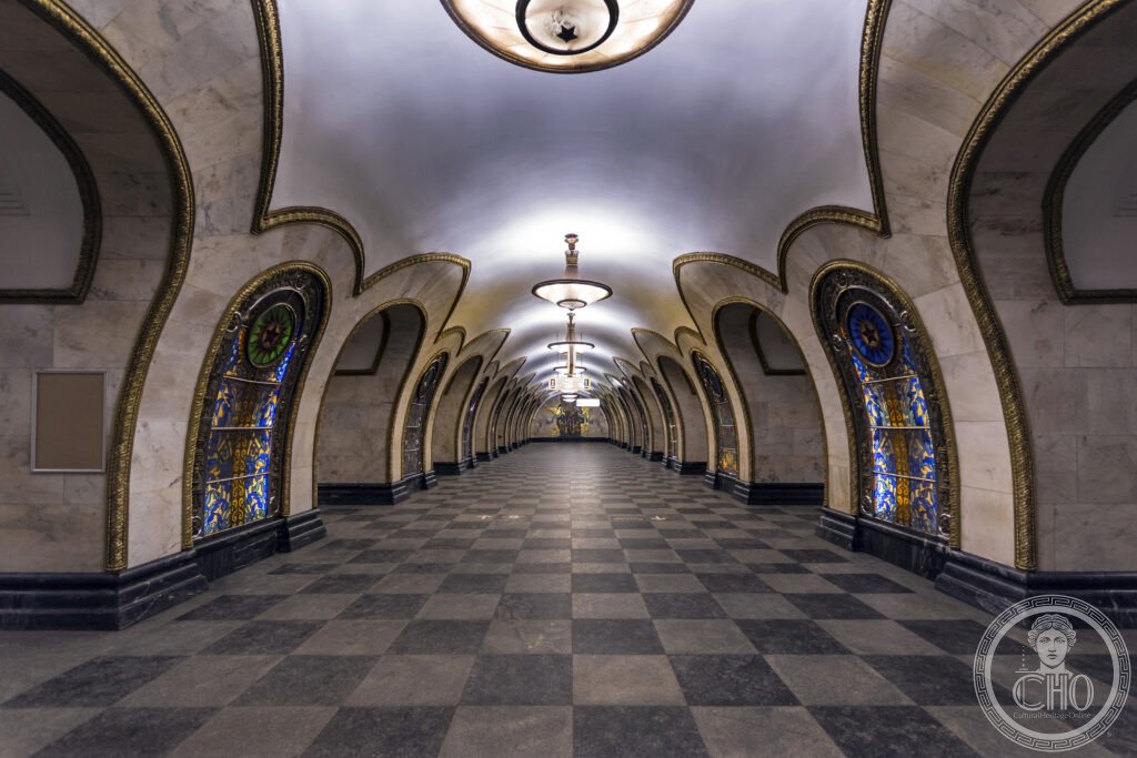 Novoslobodskaya Metro Station, Moscow