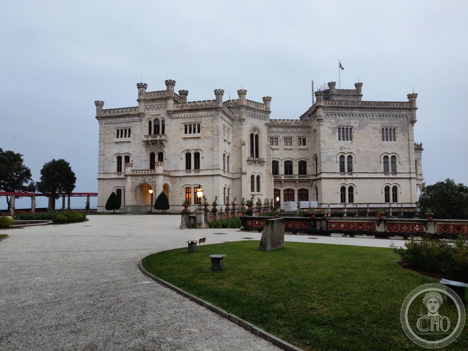 Miramare Castle — via Wikimedia Commons Miramare Castle — via Wikimedia Commons