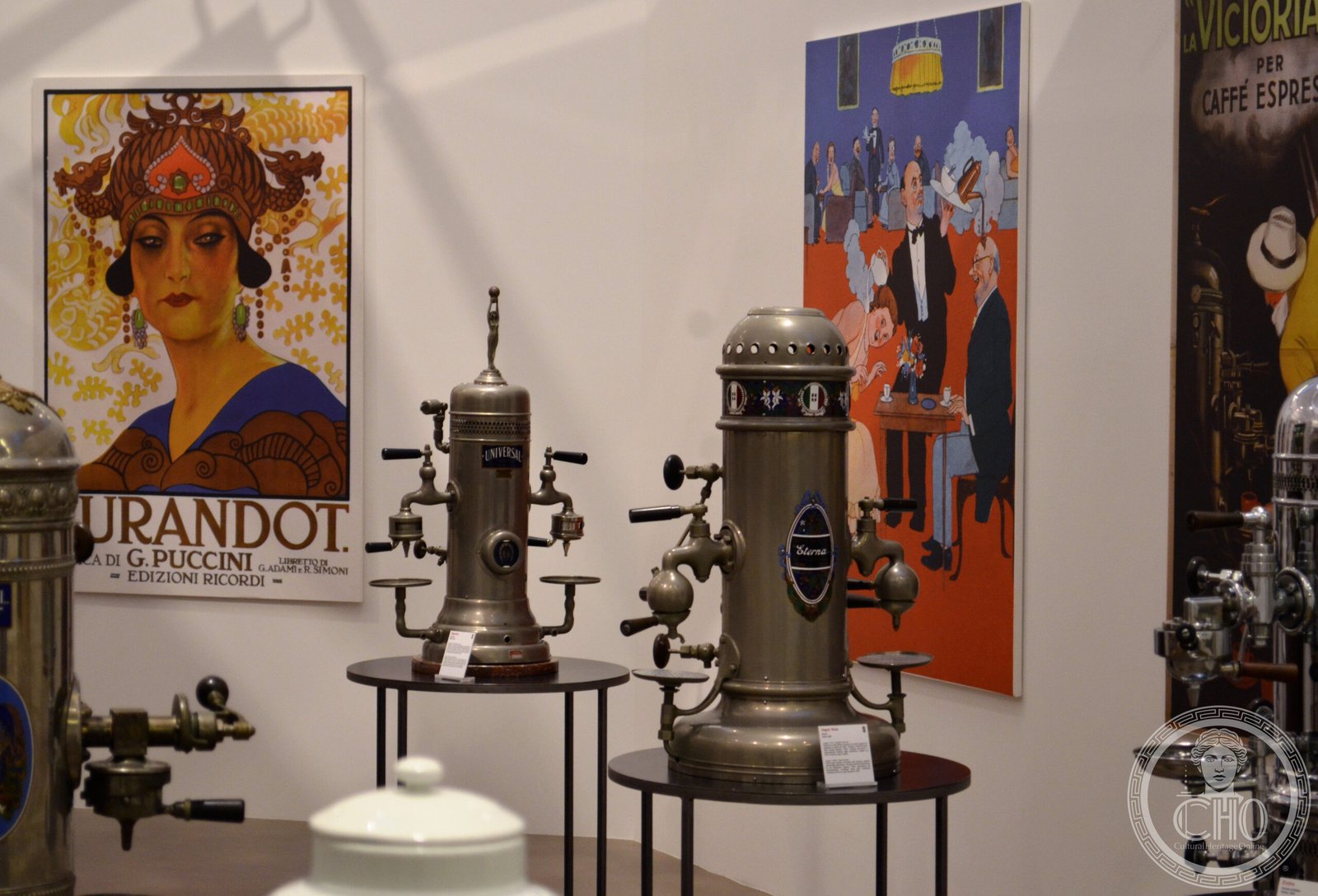 MUMAC – Museum of the coffee machine — via Wikimedia Commons MUMAC – Museum of the coffee machine — via Wikimedia Commons