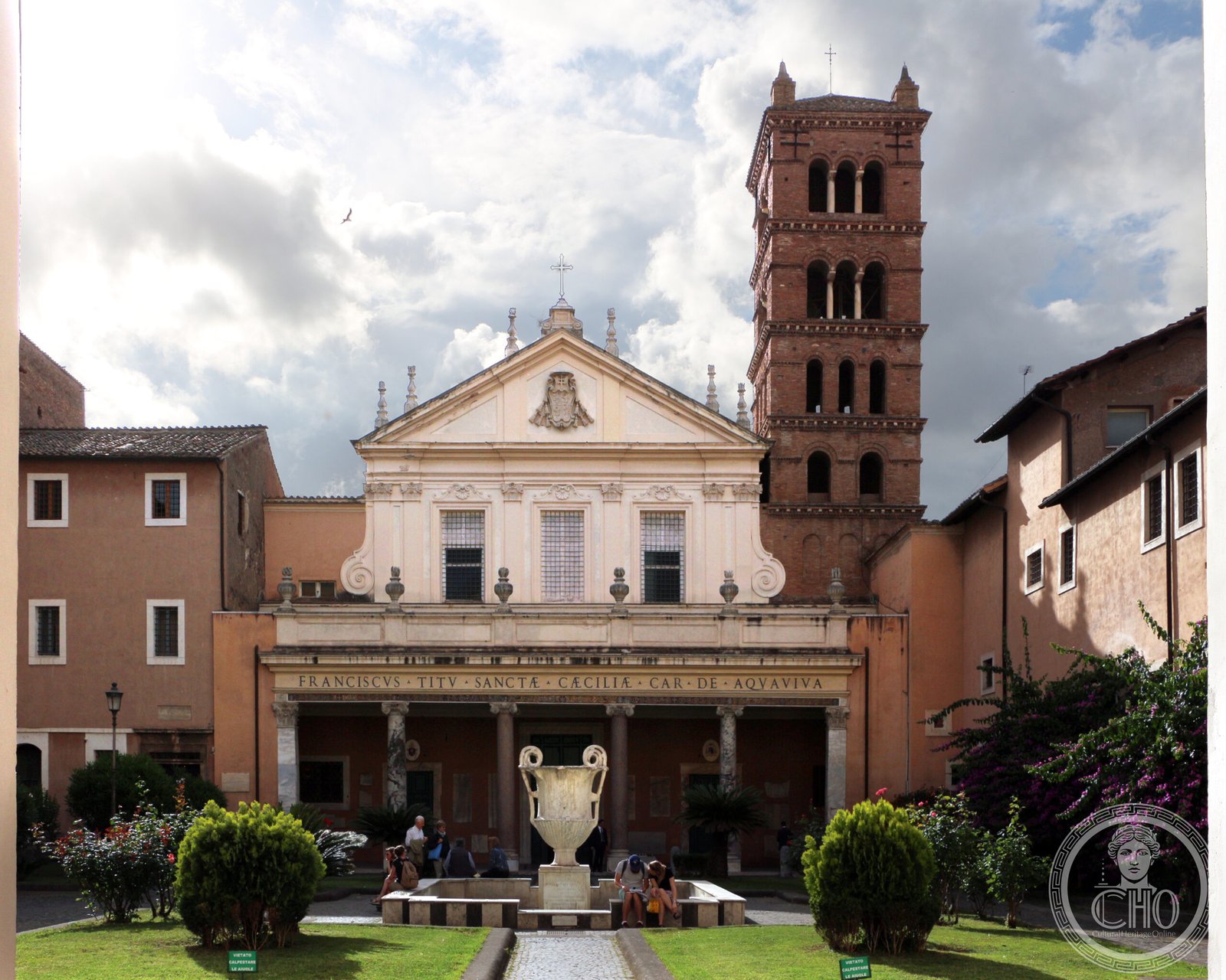 Basilica of Santa Cecilia in Trastevere — via Wikimedia Commons Basilica of Santa Cecilia in Trastevere — via Wikimedia Commons