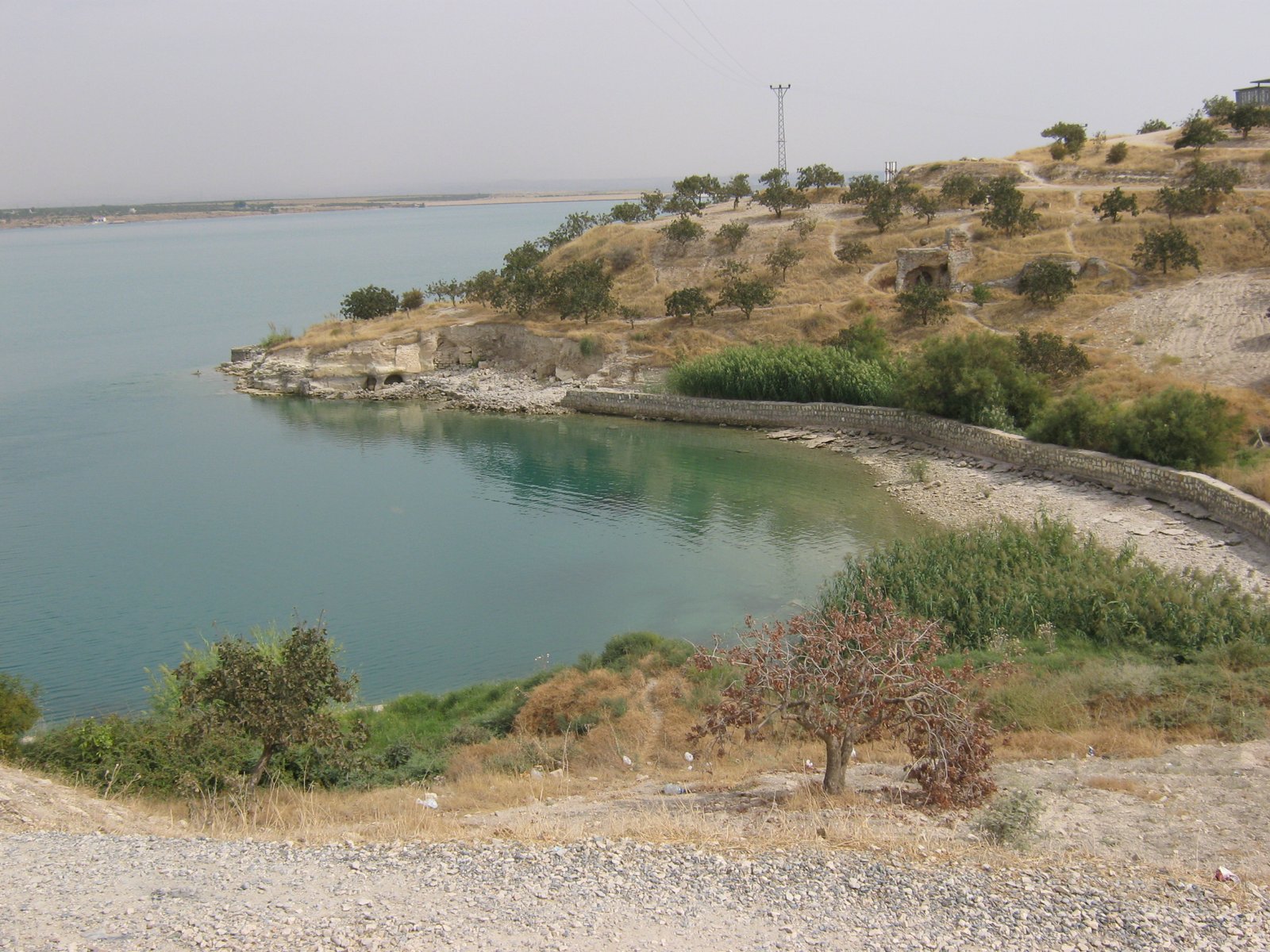 Ruins of the ancient Roman city of Zeugma on the Euphrates River, Turkey