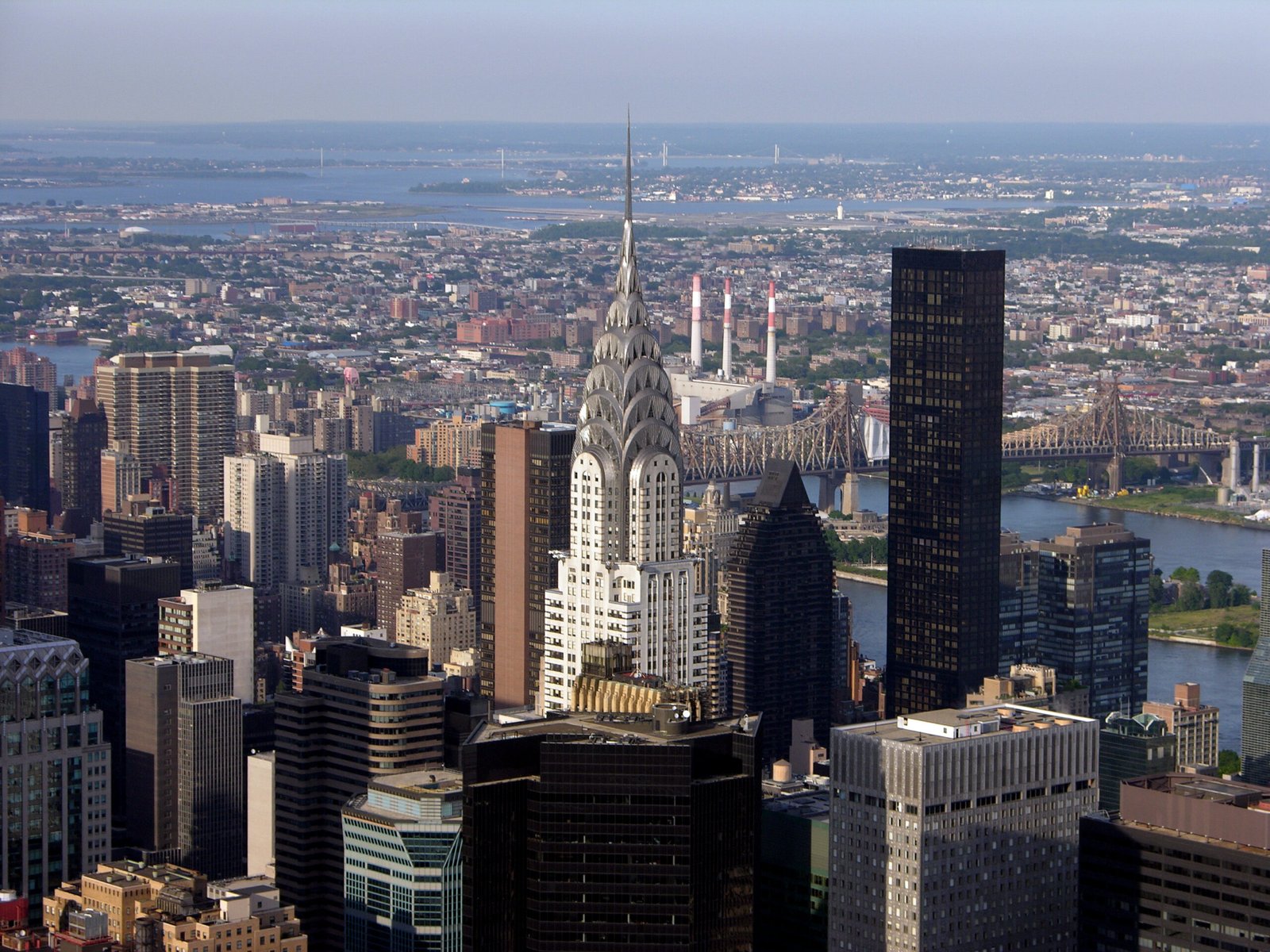 Chrysler Building Art Deco stainless steel spire Midtown Manhattan New York