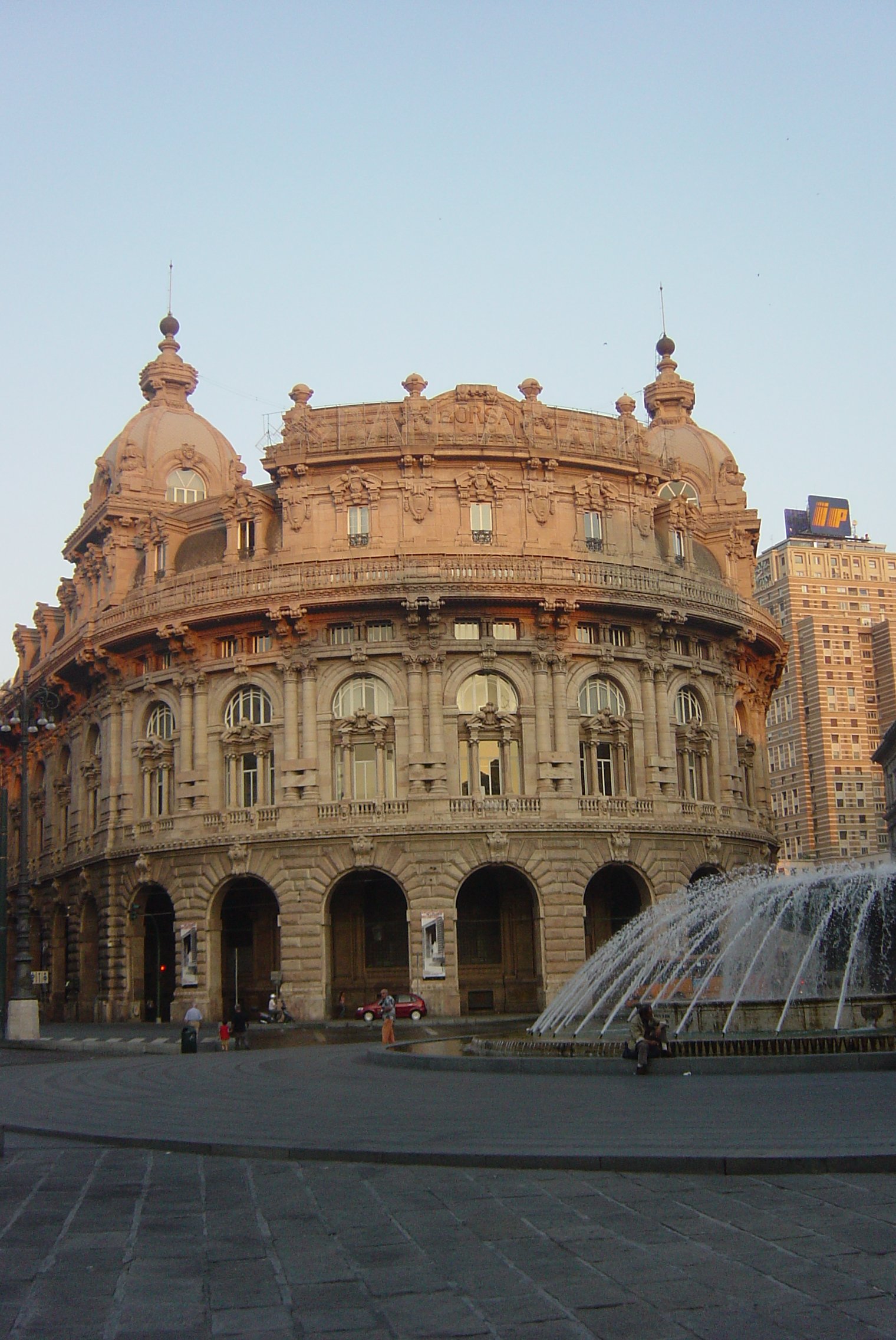 Palazzo della Borsa Piazza De Ferrari Genova Liberty architecture
