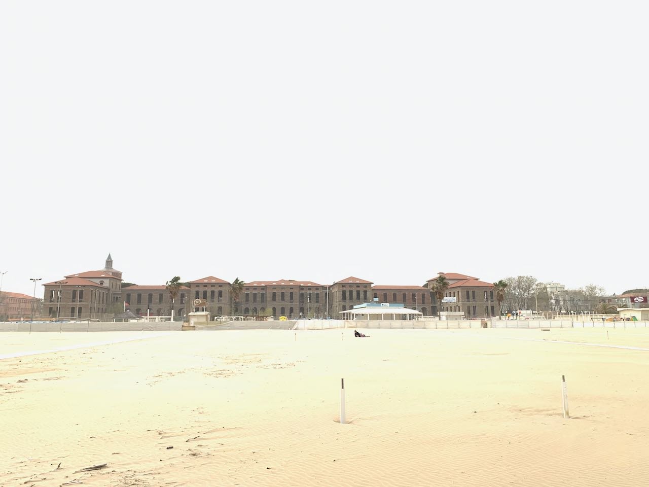 The abandoned ex Colonia Murri building in Bellariva, Rimini