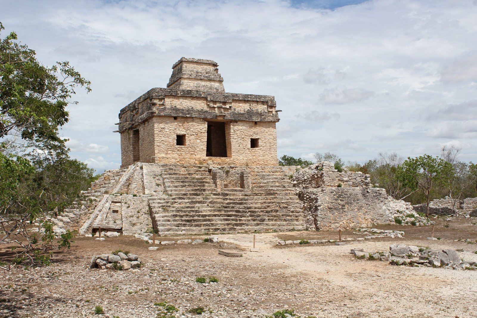 Temple of the Seven Dolls at Dzibilchaltun, Yucatan, Mexico