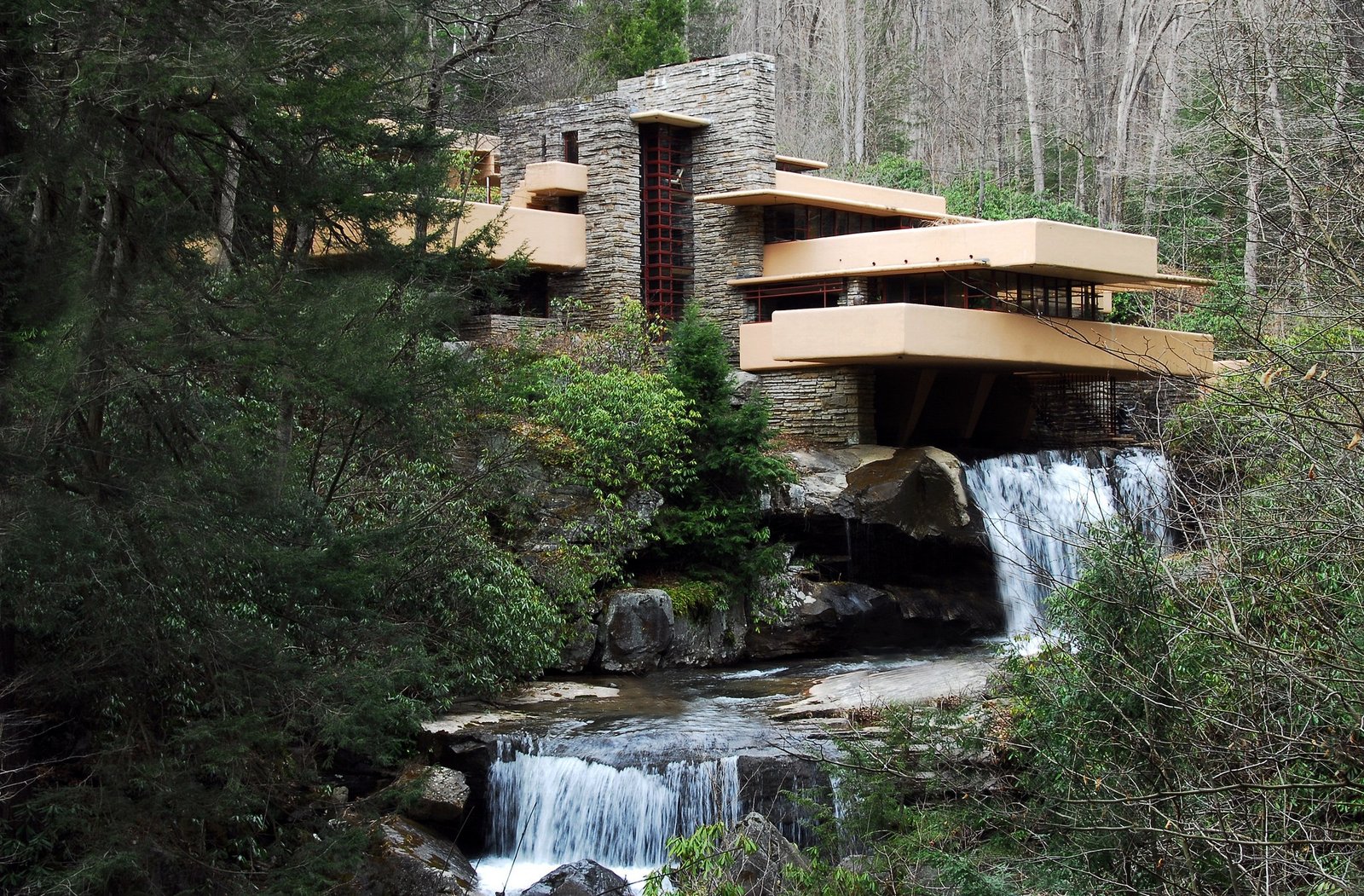 Fallingwater, Frank Lloyd Wright, Bear Run, Pennsylvania