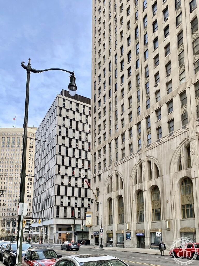 Built in 1927-1928, this Art Deco and Romanesque Revival-style skyscraper was designed by Wirt C. Ro