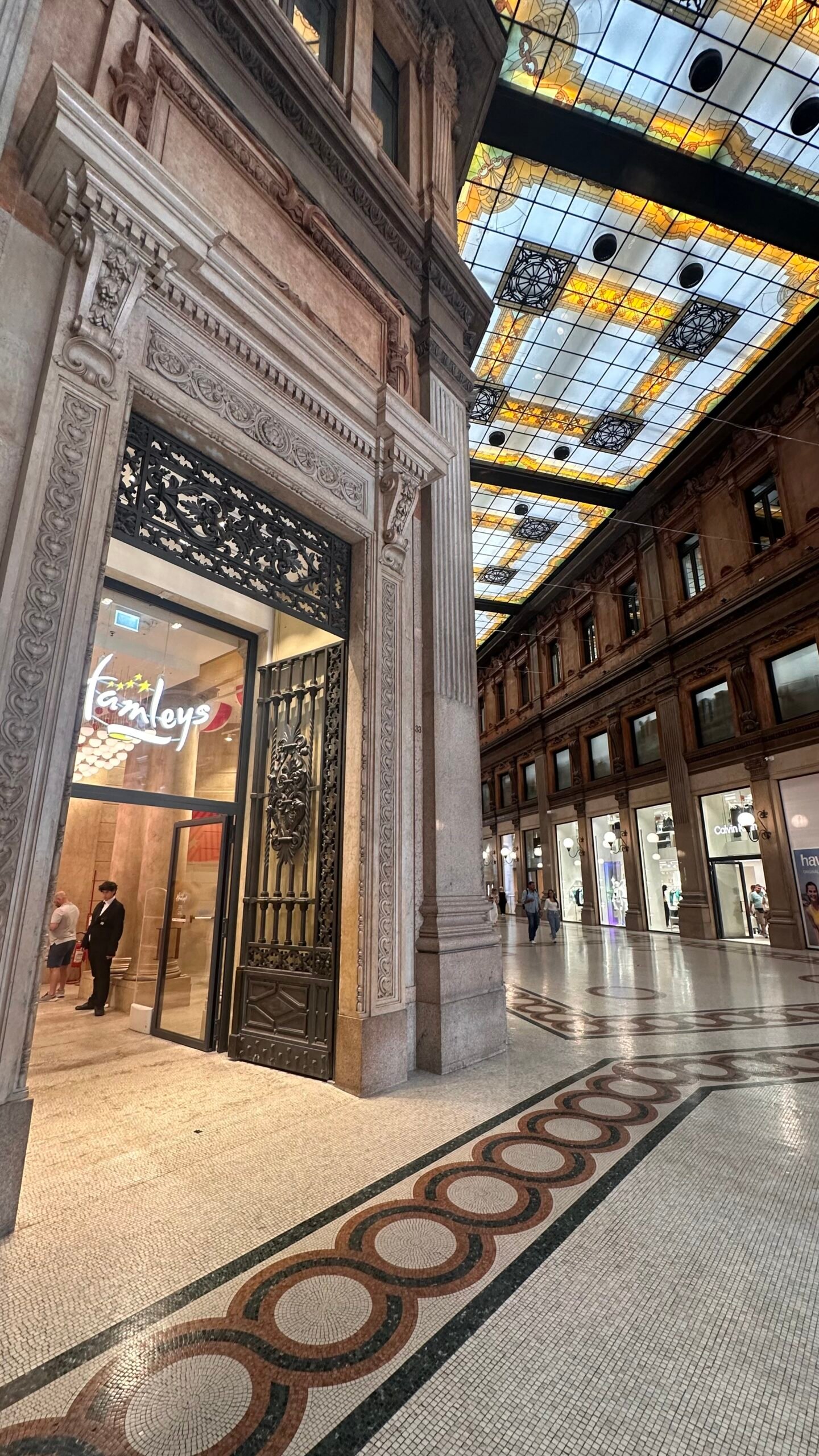 Inside the Galleria Alberto Sordi.