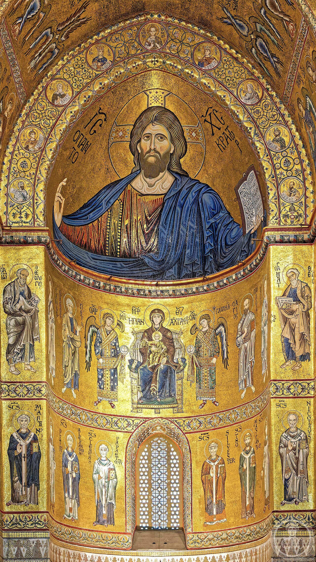 6340 Quadratmeter bedecken die Mosaiken in der Kathedrale Santa Maria Nuova in Monreale. 09