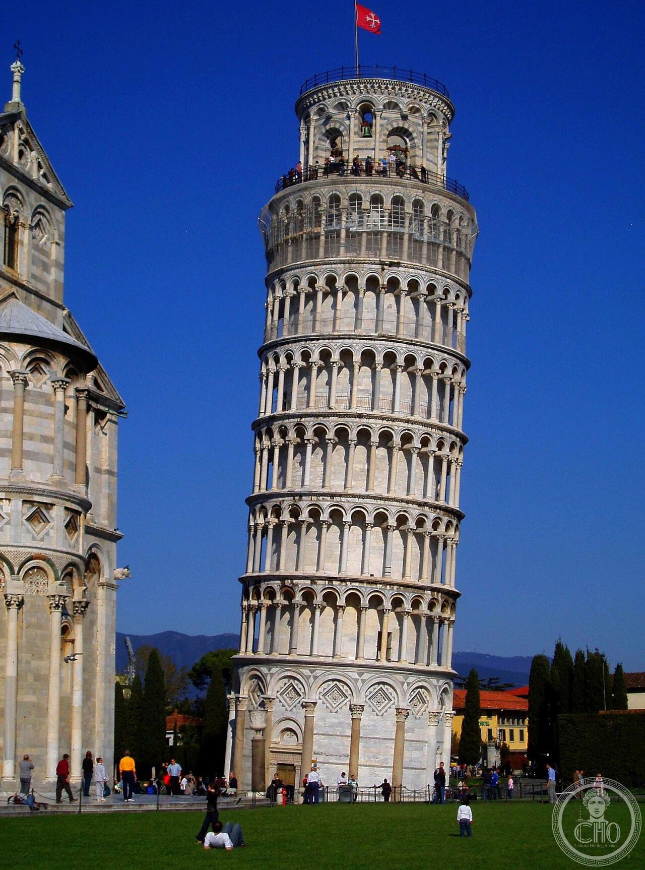 A Classical View of Leaning Tower in Pisa