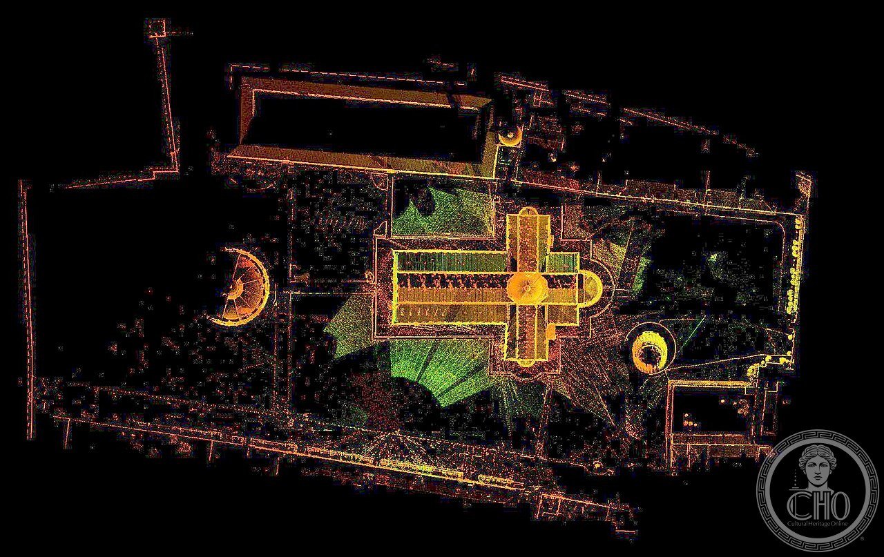 Aerial-perspective-of-the-piazza-del-duomo-created-from-laser-scan-data