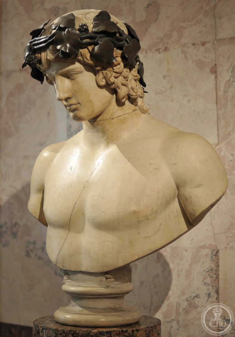 Bust Antinous Hermitage (GR-4220)