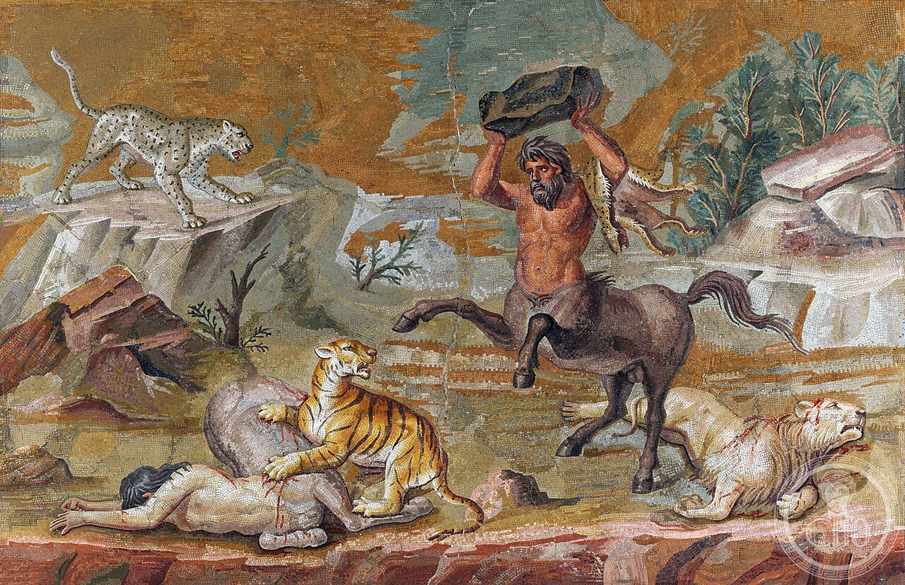 Centaur mosaictitle QS:P1476,en:"Centaur mosaic"label QS:Len,"Centaur mosaic"